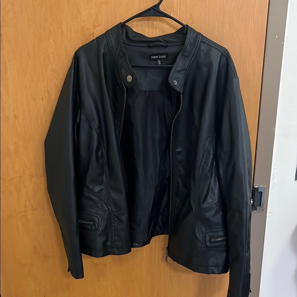 New Look Black Faux Leather Jacket